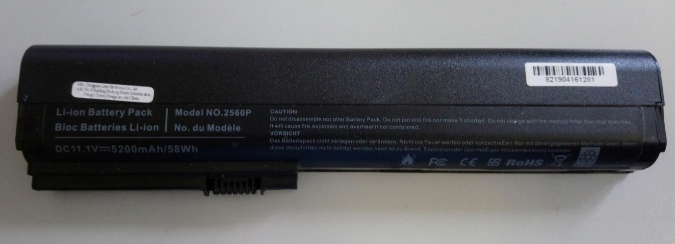 SX06XL battery for HP Elitebook 2560P 2570P Series SX03 632421-001 632419-001