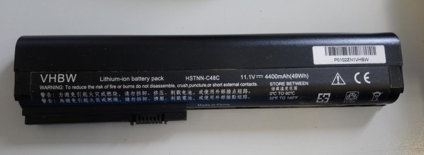 Battery for HP 2510p nc2400 nc2410 EH768UT HSTNN-C48C HSTNN-FB22 HSTNN-IB22
