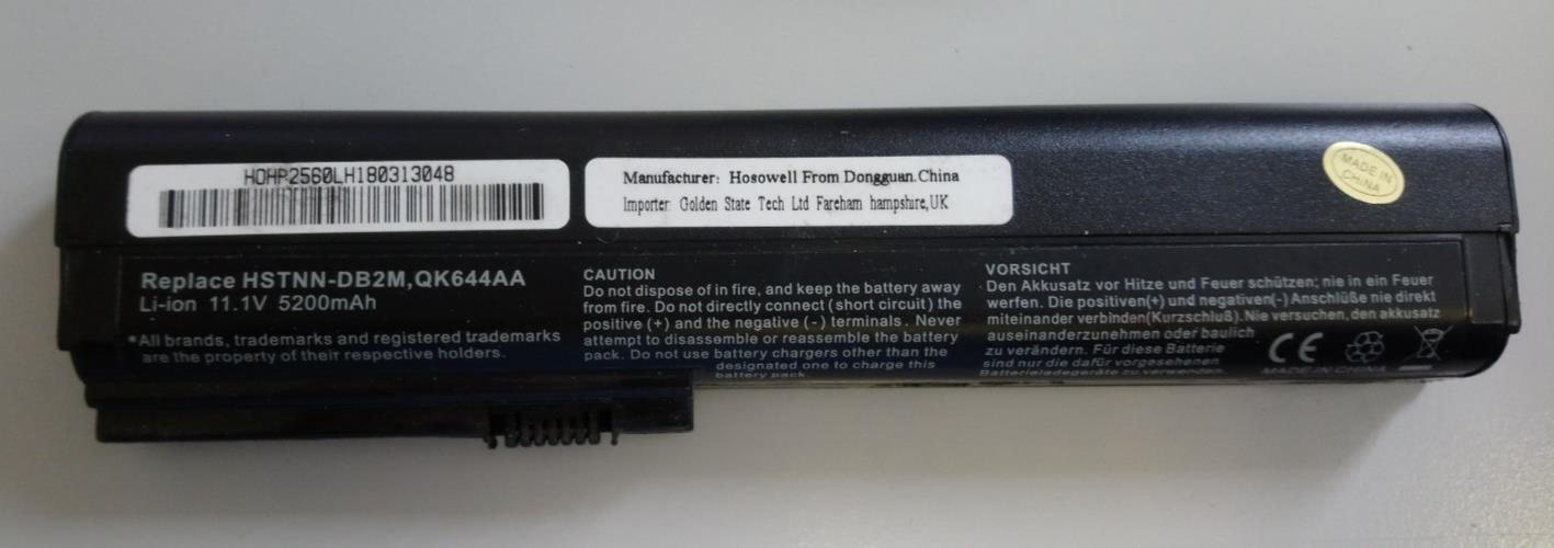 5200mAh HSTNN-DB2M HSTNN-I08C HSTNN-I92C Replacement Laptop Battery for HP Elite