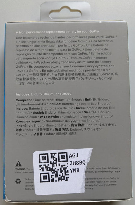 Genuine GoPro Enduro Rechargeable Battery for GoPro Hero 9 10 11 12 Official