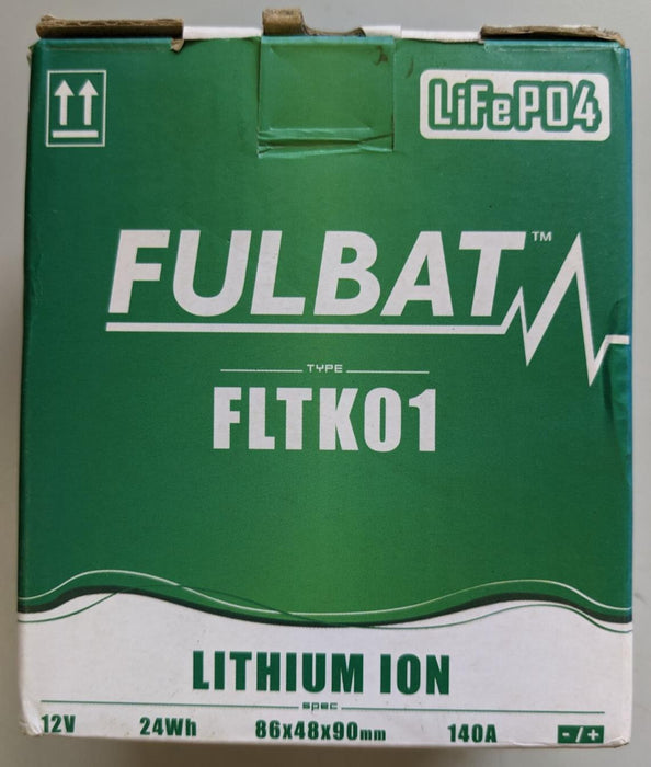FLTK01 Fulbat 12.8v Lithium Battery - 86x48x90mm