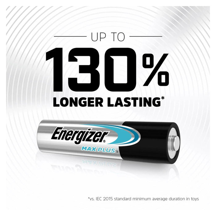 10 x Energizer Max Plus AAA Batteries Longest Lasting Alkaline LONGEST EXPIRY