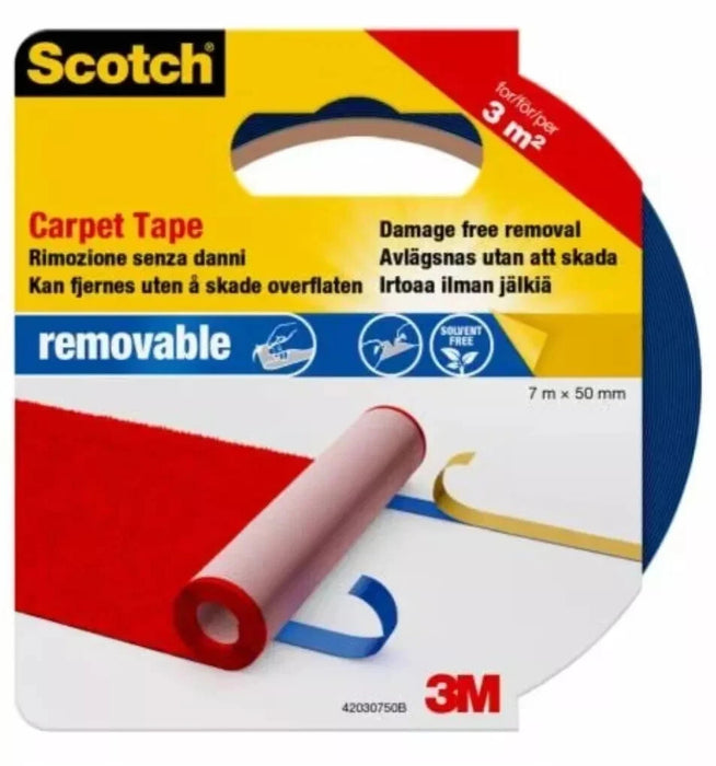 3M Scotch Carpet Tape Removable 42030750B