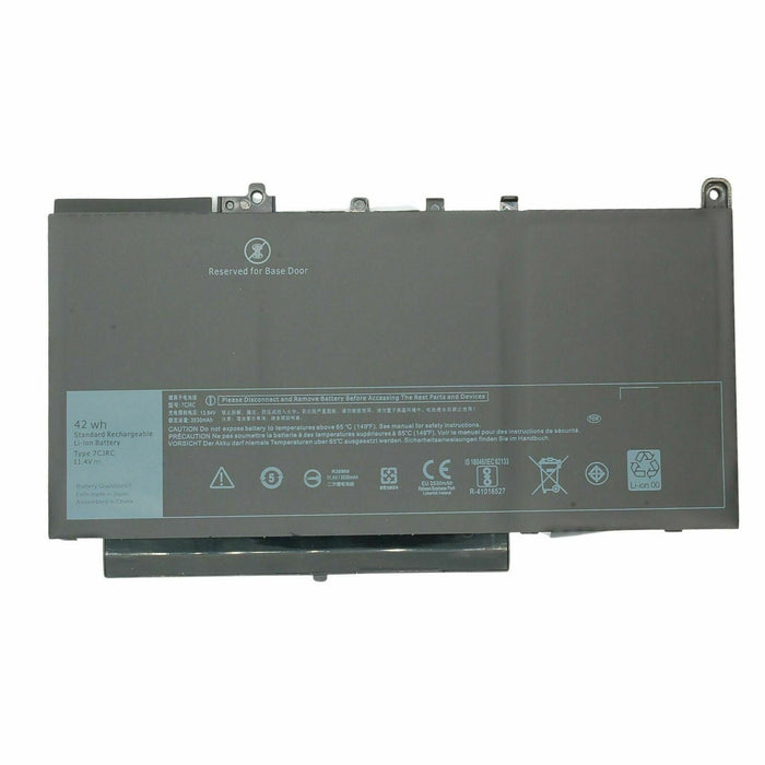 REPLACEMENT DELL LATITUDE E7270 E7470 BATTERY 42WH 7CJRC KNM09 V6VMN 451-BBWR