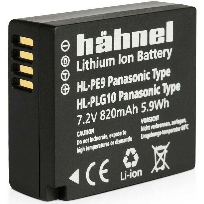 Hahnel HL-PLG10 Replacement Li-ion Battery for Panasonic DMW-BLG10