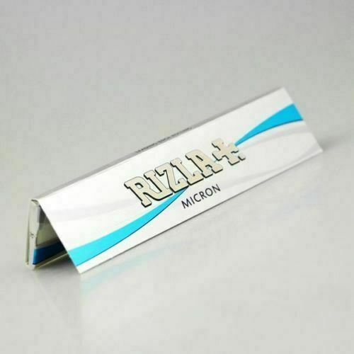 10 books RIZLA Silver Micron Thin KINGSIZE Slim Cigarette Smoking Rolling Papers