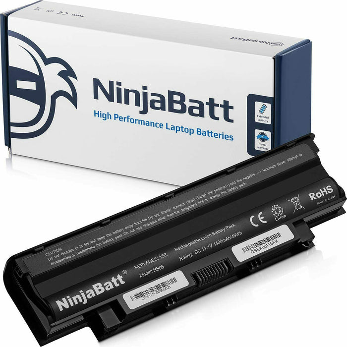NinjaBatt Battery for Dell J1KND 04YRJH Inspiron N5110 N5010 N5050 3520 15R N503