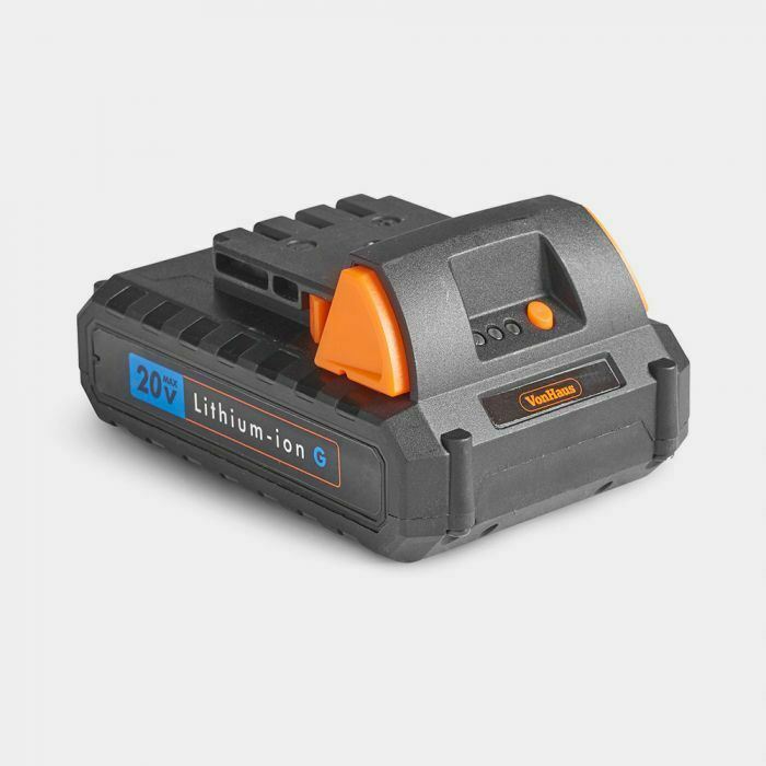VonHaus G-series Li-ion Spare Battery 20v li-ion 2500001 1500mAh