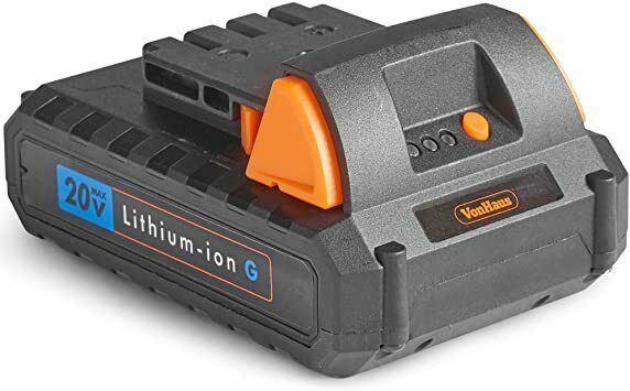 VonHaus G-series Li-ion Spare Battery 20v li-ion 2500001 1500mAh