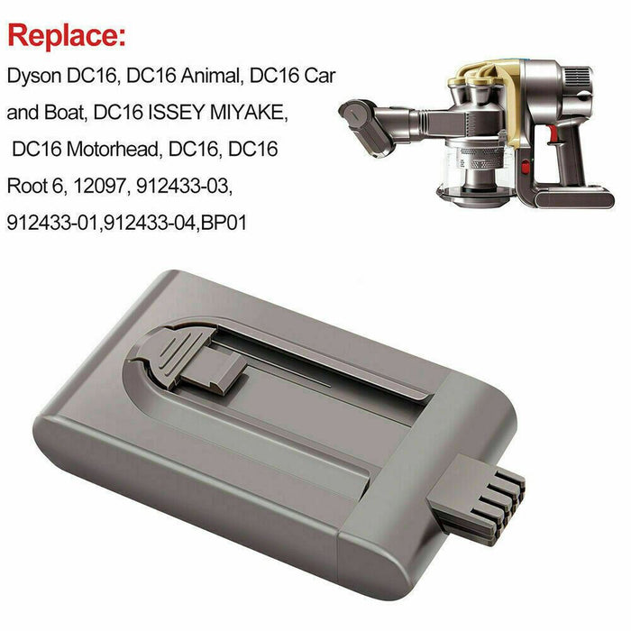 Dyson DC16 Animal Battery Root-6 912433-03 BP01 Handheld DC12- Replacement