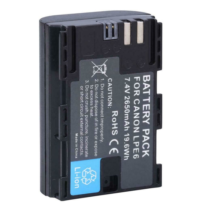 LP-E6 battery For Canon EOS 5D Mark II, EOS 5D Mark III, EOS 6D, EOS 7D, EOS 6