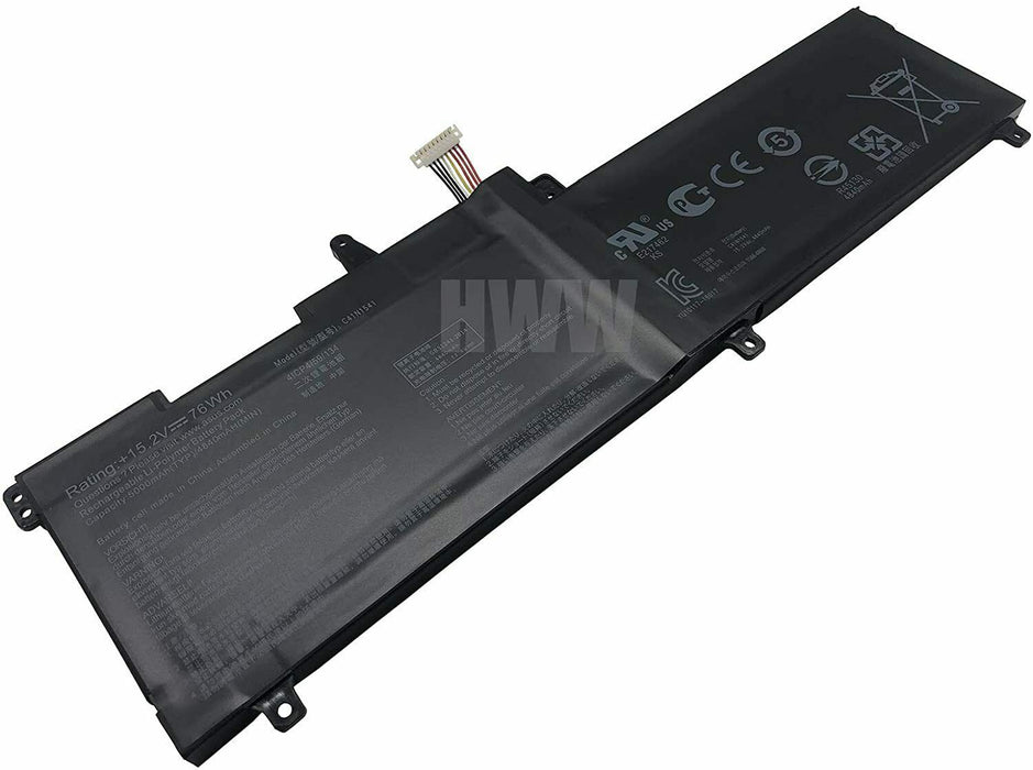 Genuine C41N1541 15.2V 76W Battery for Asus ROG Strix GL702V GL702VM GL702VT New