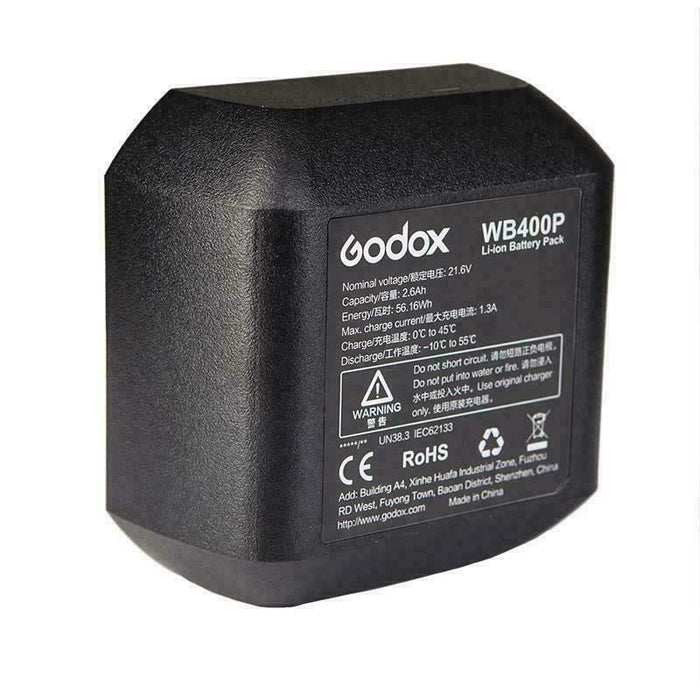 Godox AD400Pro Spare Battery WB400P Compatible With Godox AD400 Pro Studio Flash