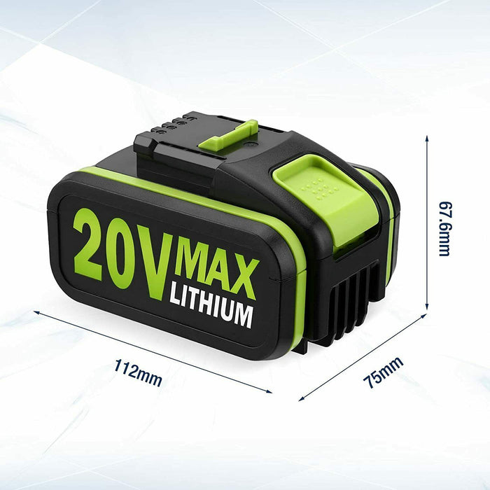 WA3551 WA3551.1 Battery 4.0Ah 20V Lithium Replacement  for WA3553 WA3553
