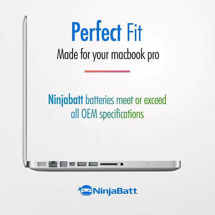 NinjaBatt Battery A1286 A1382 for Apple MacBook Pro 15" Early/Late 2011 2012