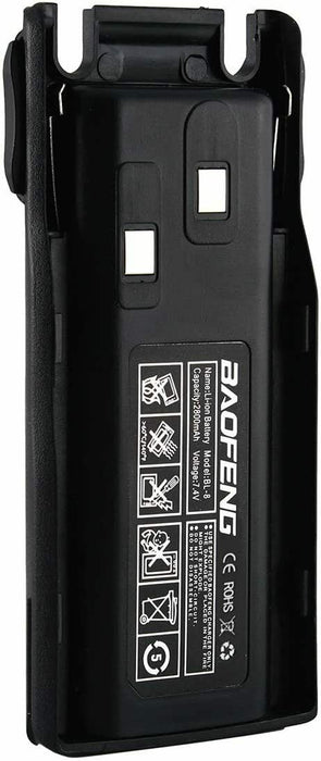 Baofeng 2800mAh 7.4V BL-8 Rechargeable Battery UV-82 UV-82X UV-82C Two Way Radio