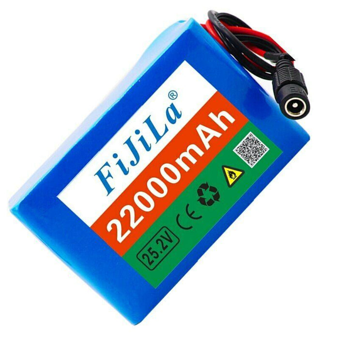 6s4p 24V 22Ah Battery Lithium Battery 25.2v 22000mAh Electric Bicycle