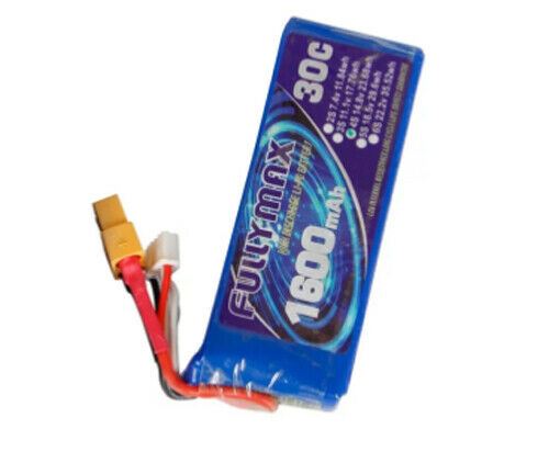 Fullymax 1600mAh LiPo Battery Pack 4S 14.8V 30C