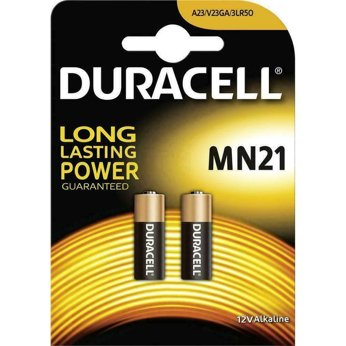 Duracell Security MN21 23AE 23A A23 V23GA 12v Alkaline Battery - Pack Of 2