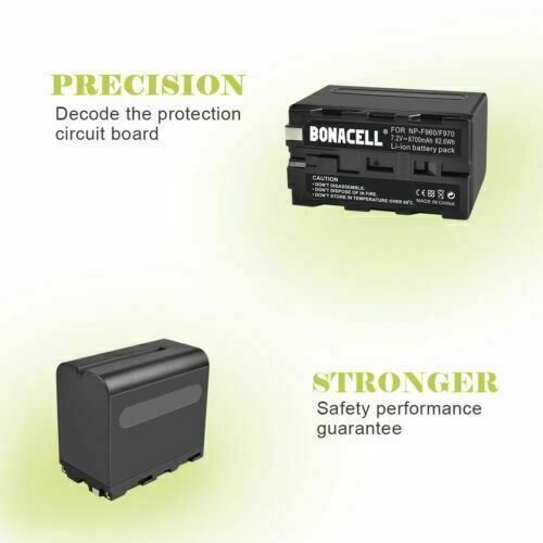 For Sony NP-F960 Battery NP-930 NP-F950 F970 FM500H FM70