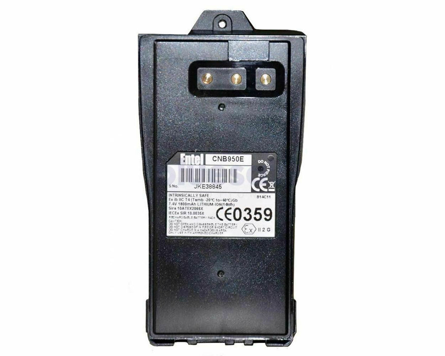Entel ATEX CNB950E Rechargeable Lithium-Ion Battery Pack NO Rear Clip