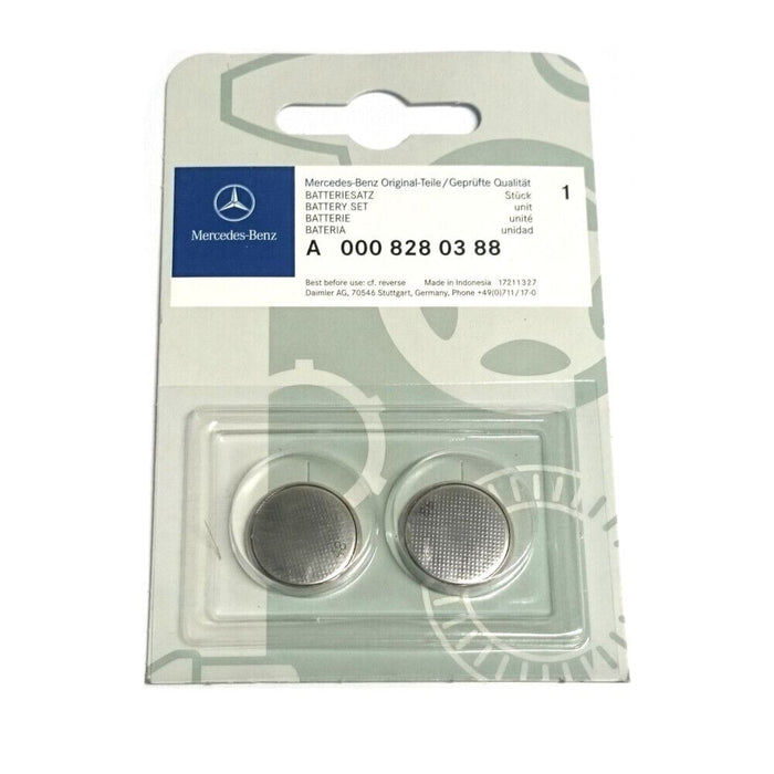 Genuine Mercedes-Benz Benz Remote Key Fob Battery pack of 2 CR2025 A0008280388