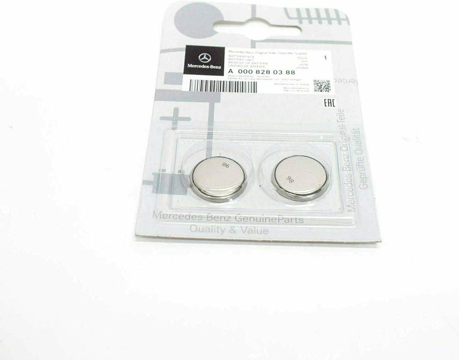 Genuine Mercedes-Benz Benz Remote Key Fob Battery pack of 2 CR2025 A0008280388
