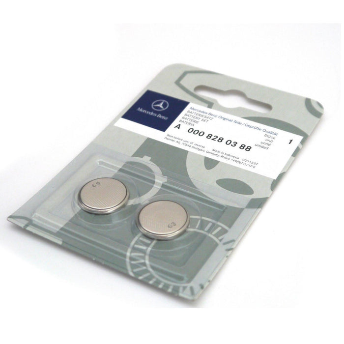 Genuine Mercedes-Benz Benz Remote Key Fob Battery pack of 2 CR2025 A0008280388