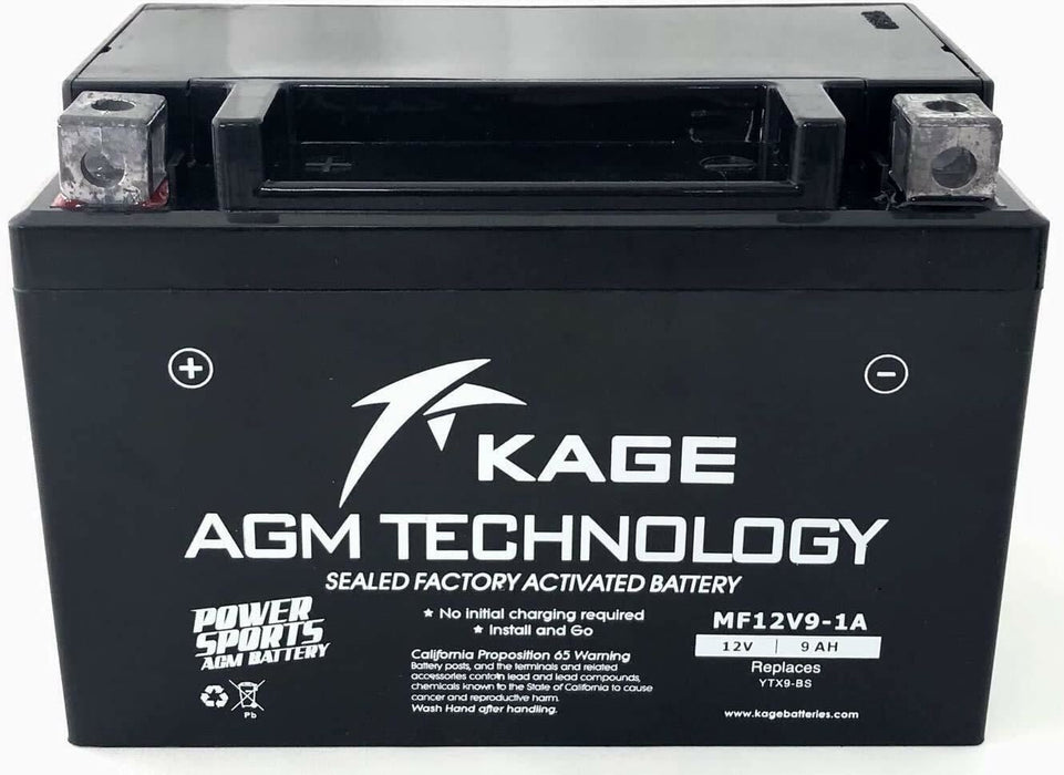 Gel Battery Kage YT4B BS for Suzuki Yamaha GT9B-4 9Ah 12 V