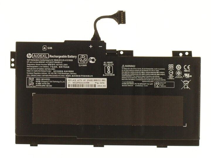 HP A106XL Replacement Battery For HP ZBook 17 G3 V1Q04UT T7V62ET T7V61ET