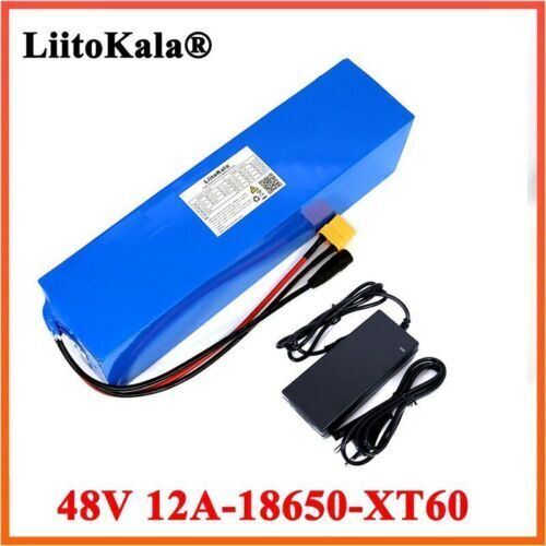 liitokala 48V 12Ah 18650 E-bike Battery Li Ion Battery