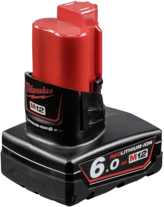 Milwaukee M12B6 12V 6.0Ah REDLITHIUM Li-Ion Battery genuine