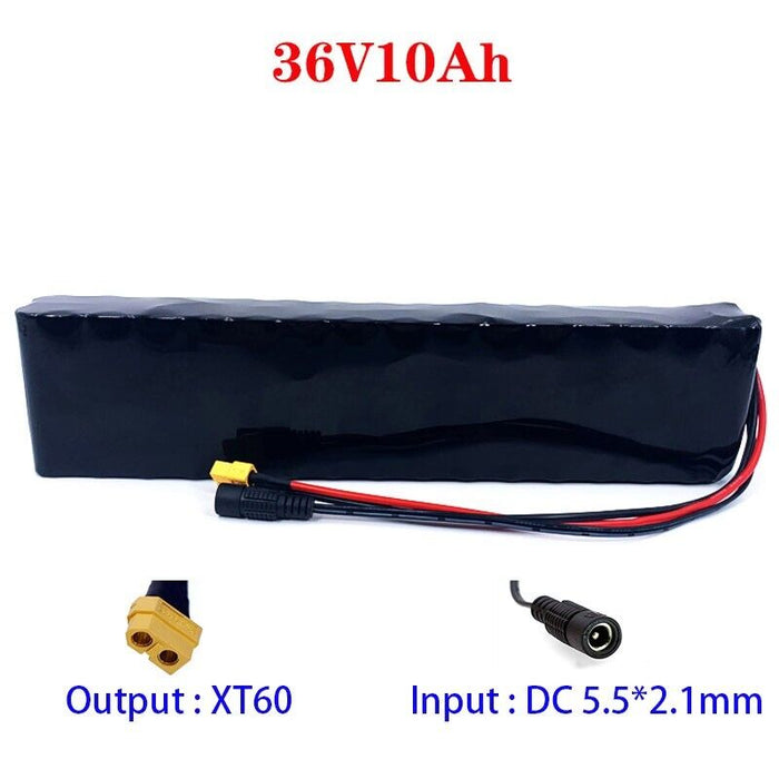 FTJLDC 36V 10Ah 10S3P 36V Battery 600W Battery Pack for Xiaomi M365 Pro Scooter