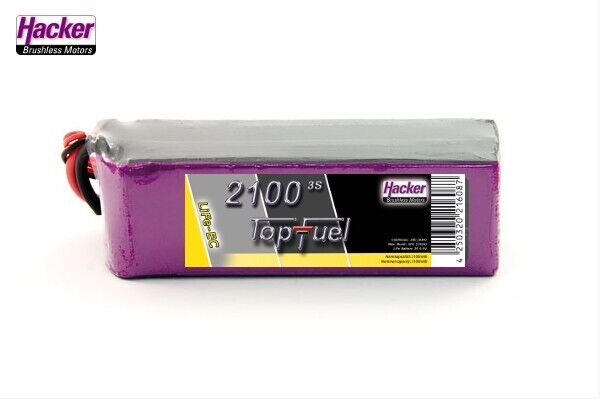 NEW Hacker LiFe-EC 2100mAh 3S TopFuel RC Battery