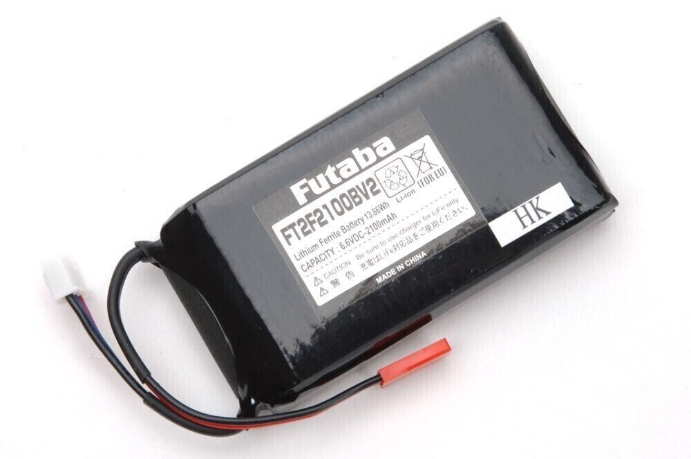 FUTABA TRANSMITTER Li-Fe Battery FT2F2100BV2  6.6v 2100mAh FOR MANY FUTABA TX