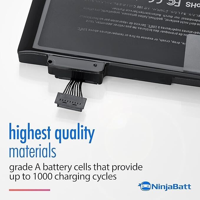 NinjaBatt Battery A1278 A1322 Apple MacBook Pro 13" [2009 2010 2011 2012]