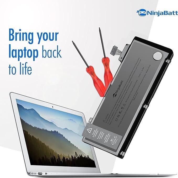 NinjaBatt Battery A1278 A1322 Apple MacBook Pro 13" [2009 2010 2011 2012]