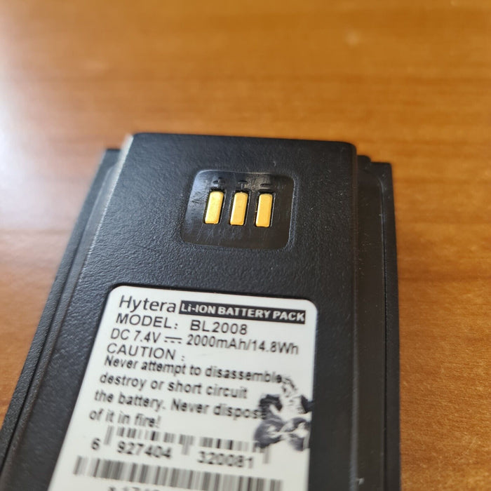 Genuine Hytera BL2008 BL2006 Li-ion 2000mAh Battery For PD782 PD702 Used