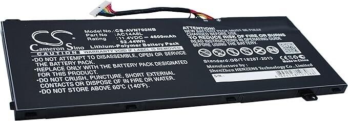 CS-AVN700NB Notebook battery 4600mAh compatible with [Acer] Aspire VN7-591G-77FS