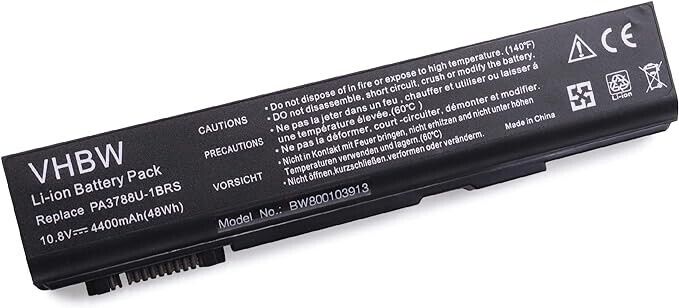 vhbw Li-Ion battery 4400mAh 10.8V PA3788U-1BRS Tecra A11-19P, A11-1D1, A11-1D4
