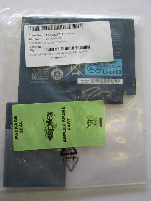 Genuine ACER Tab Iconia BT.00307.034 BT.00303.024 AP11B7H 11.1V 3260mAh Battery