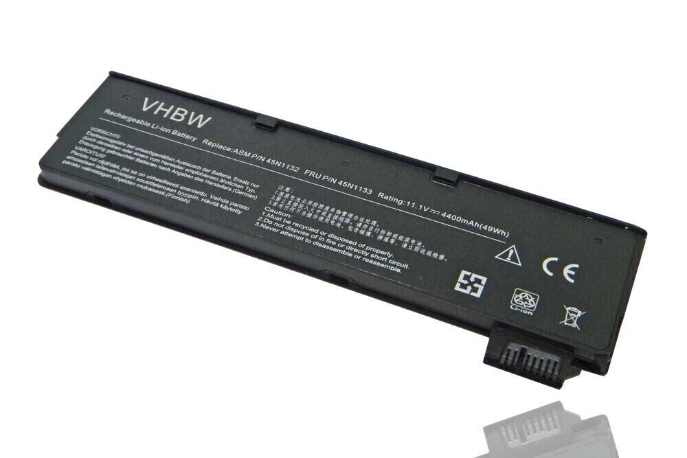 vhbw BATTERY 4400mAh for Lenovo Thinkpad ASM P/N 45N1124, FRU P/N 45N1125
