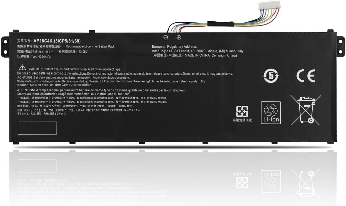 AP18C8K AP18C4K Laptop Battery For Acer Swift 3 SF314-57G Aspire 5 A515