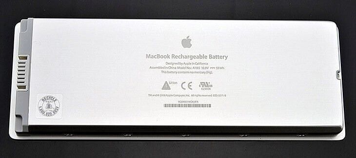Genuine Apple Macbook Battery Model No. A1185 USED