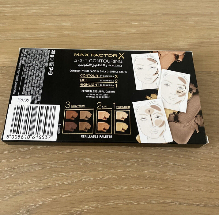 Max Factor X Miracle Contouring 8 Shade Palette Contour Lift Highlight 30 g