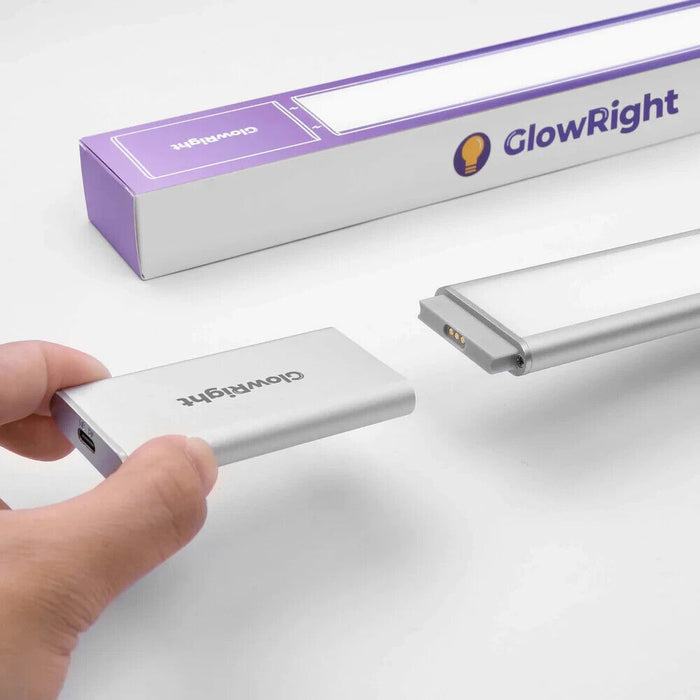 GlowRight Replaceable Battery for Indoor Light 3.0 Silver