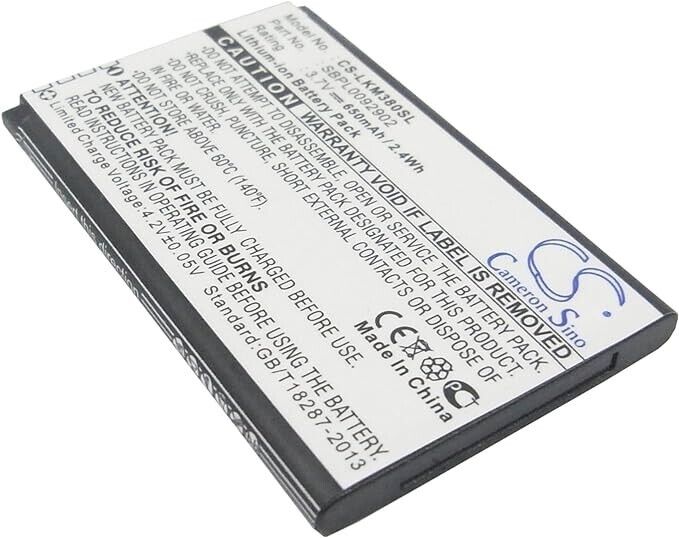 Li-ion Battery for LG KF245 KF300 KF330 3.7V 650mAh
