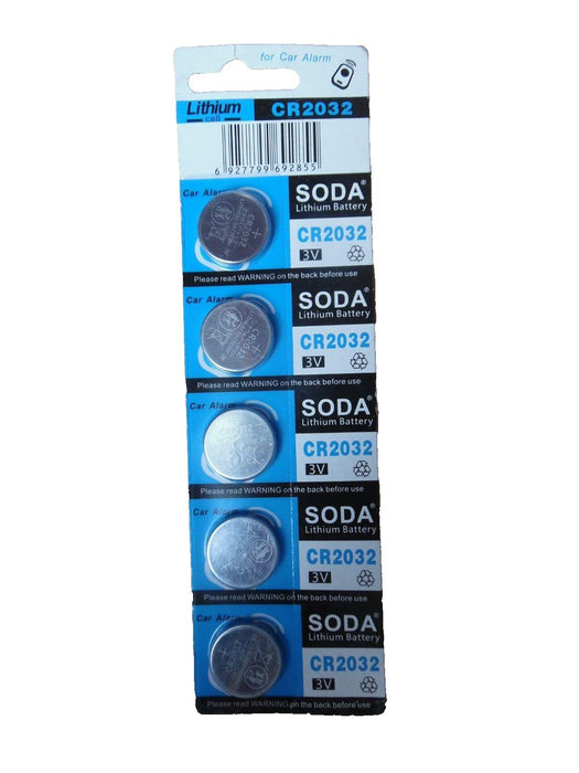 Soda CR2032 Lithium Battery 5 pack