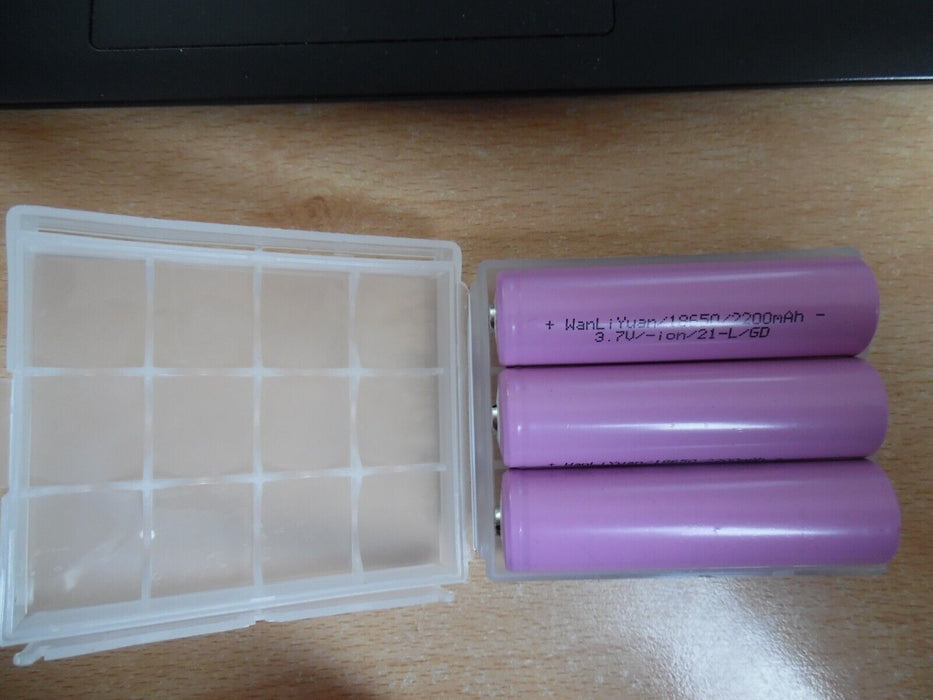 Wanli yuan 18 650 3.7V battery x 3 Pack