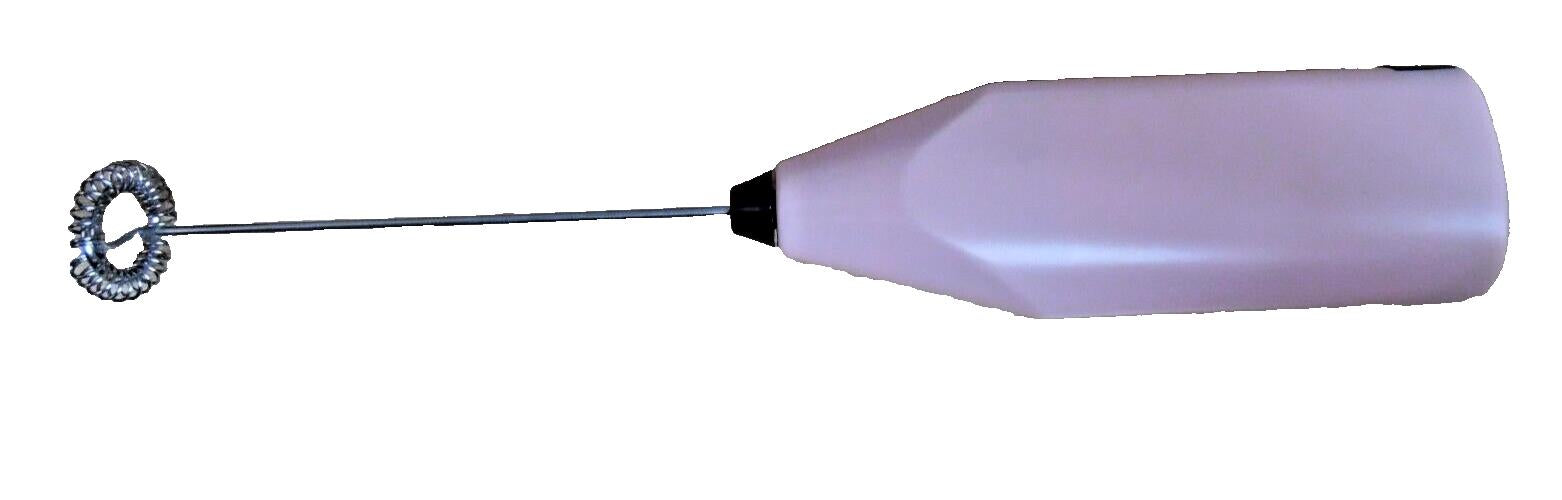 Milk Frother Whisk Battery Operated Pink Whisk